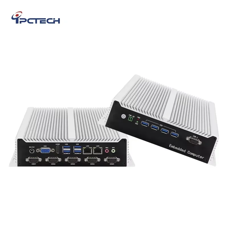 Novatech Global B5500 Ipctech Industrial Mini PC Fanless Embedded Computer Aluminum Alloy Support Customization ODM for
