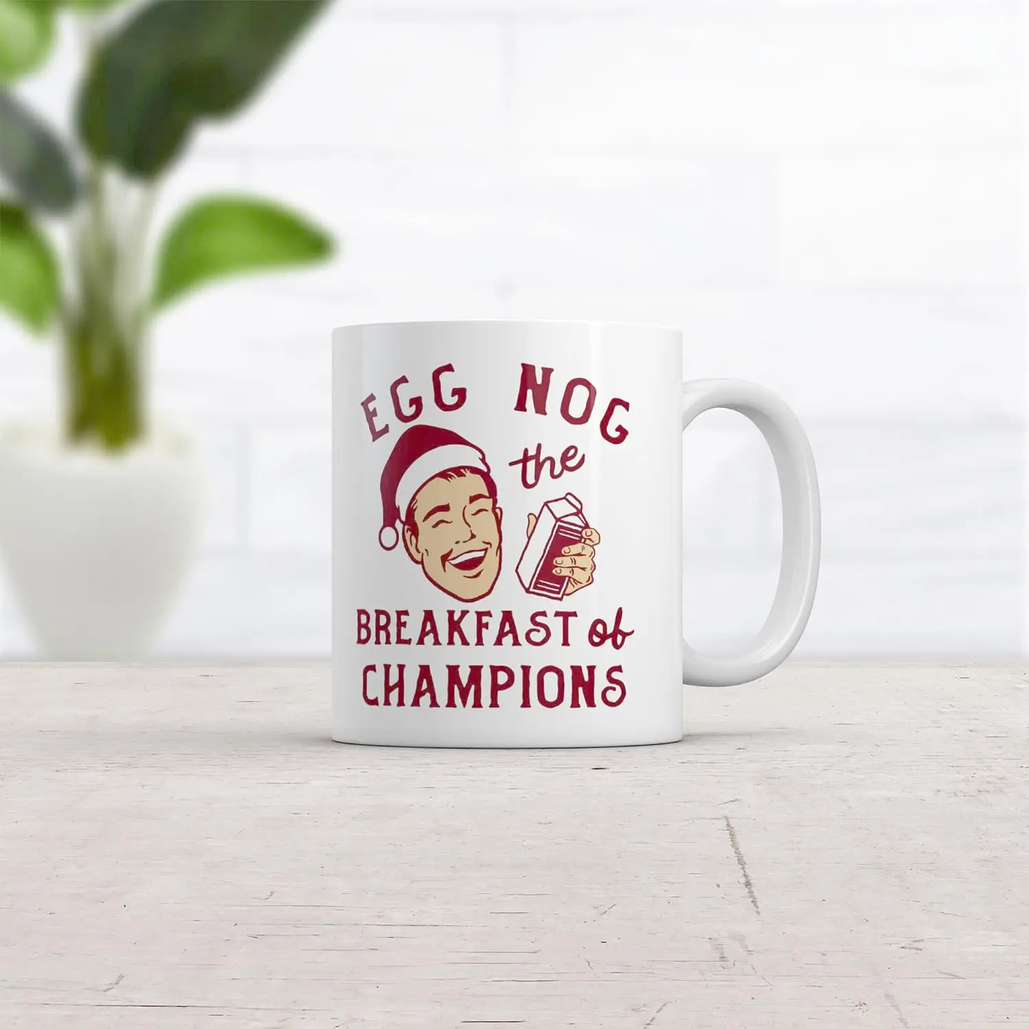 Taza de Cerámica Navideña para Bebidas Calientes, Divertida Taza de Café para Desayunos Festivos, 11 oz, Regalo para Hombres y Mujeres