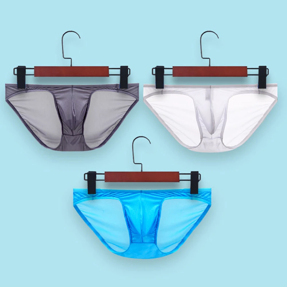 

For Comfortable Everyday Use Breathable Briefs Breathable Ice Silk Underpants Classic Style Comfortable Fit Soft Material