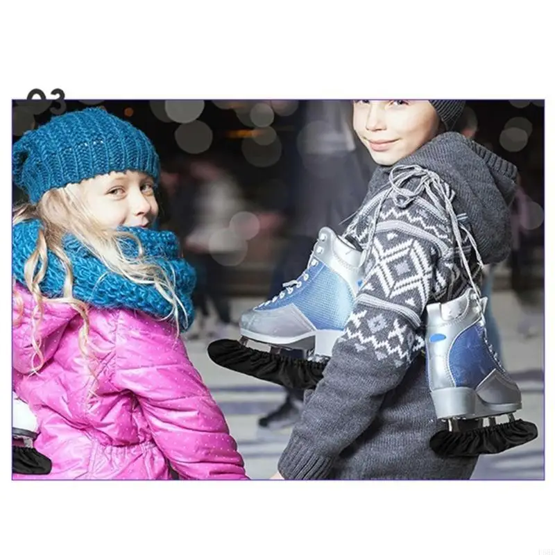 F68F Schlittschuh-Kufenabdeckungen, Hockey-Schlittschuh-Kufenschutz für Kinder, Jugendliche und Erwachsene, langlebig
