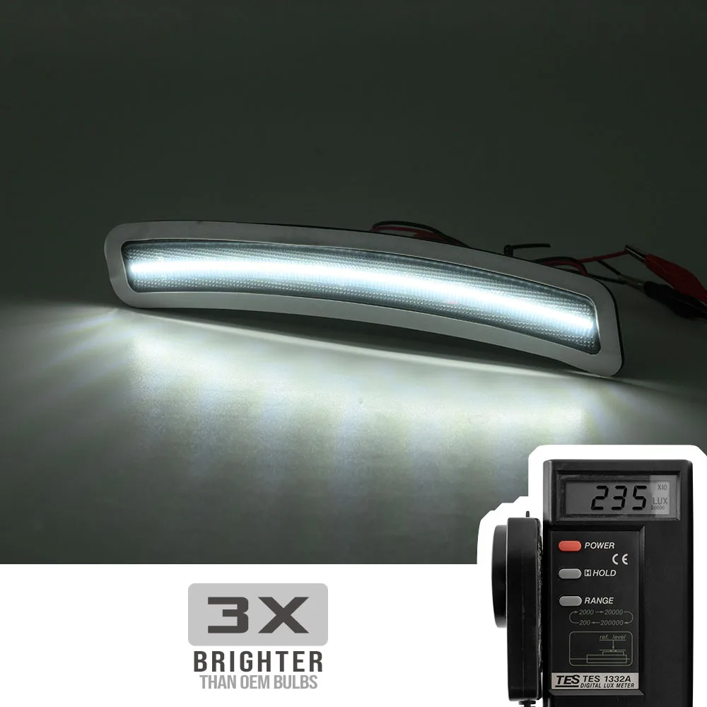 OE-Spec 63147433785 Smoked White Front Bumper LED Side Marker Reflector Lights For BMW 2 3 4Series G42 G20 G22 G23 2019 2020+