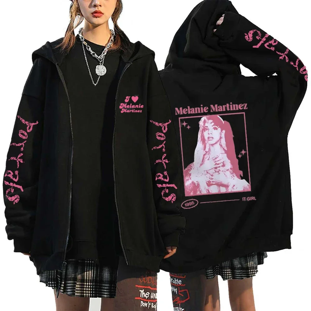 Melanie Martinez Portals Zipper Jackets Men Women Zip Up Hoodies Streetwear Hip Hop Sweatshirts Loose Harajuku Casual Tops Coats