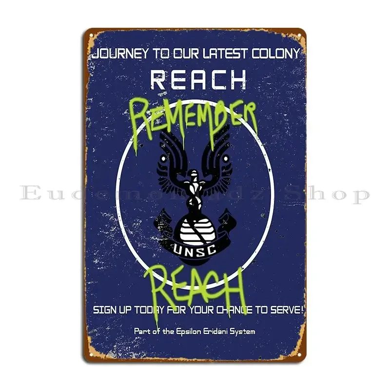 Remember Reach Metal Sign Rusty Design Pub Designs Pub Cinema Tin Sign Poster