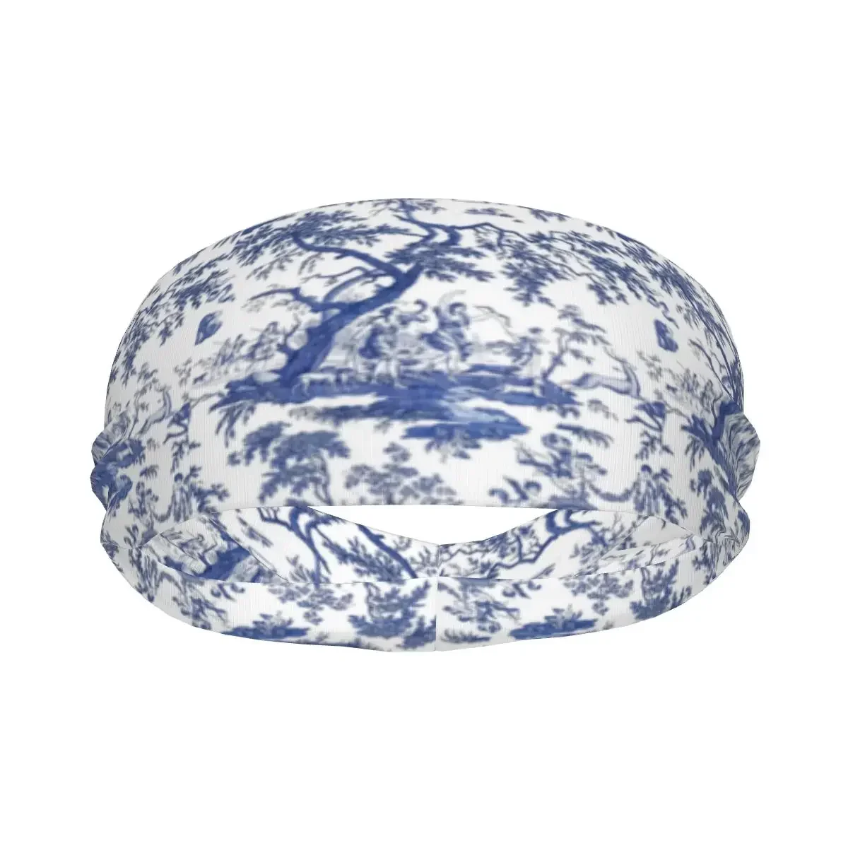 

Custom Toile De Jouy Athletic Headband Elastic Sweatbands Women Men Basketball Sports Gym Fitness Sweat Band Volleyball Tennis