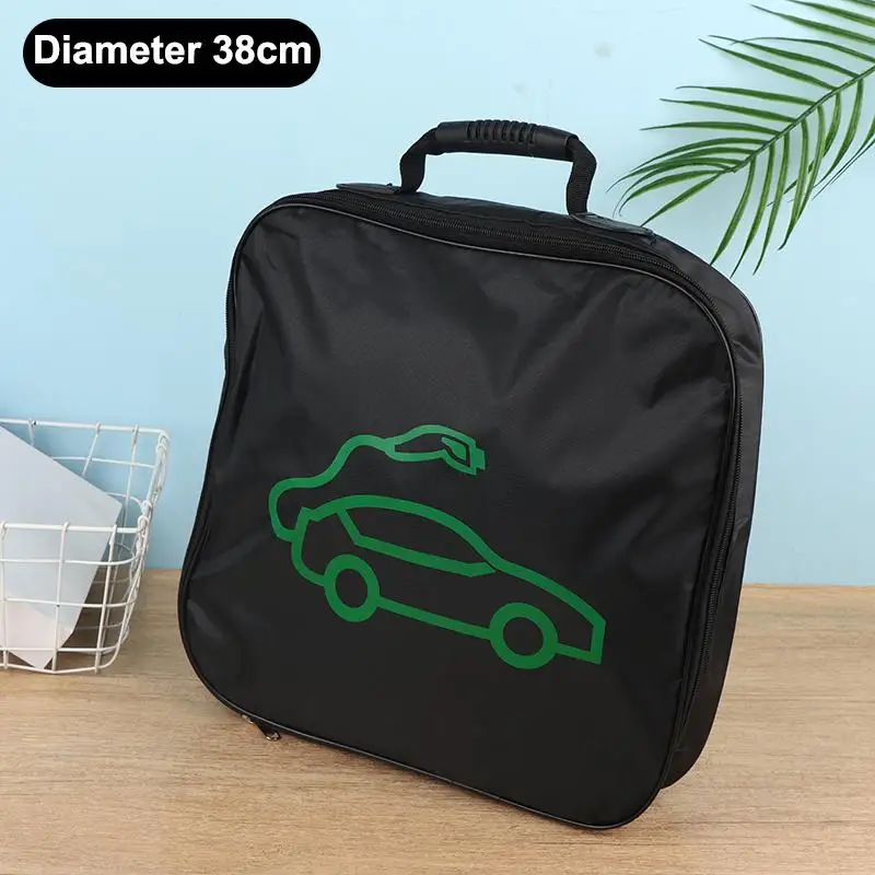 Electric Car Battery Jumper Cable Storage Bag Waterproof and Lightweight Organizer for EV Owners Fits Rechargeable Gun Accessory
