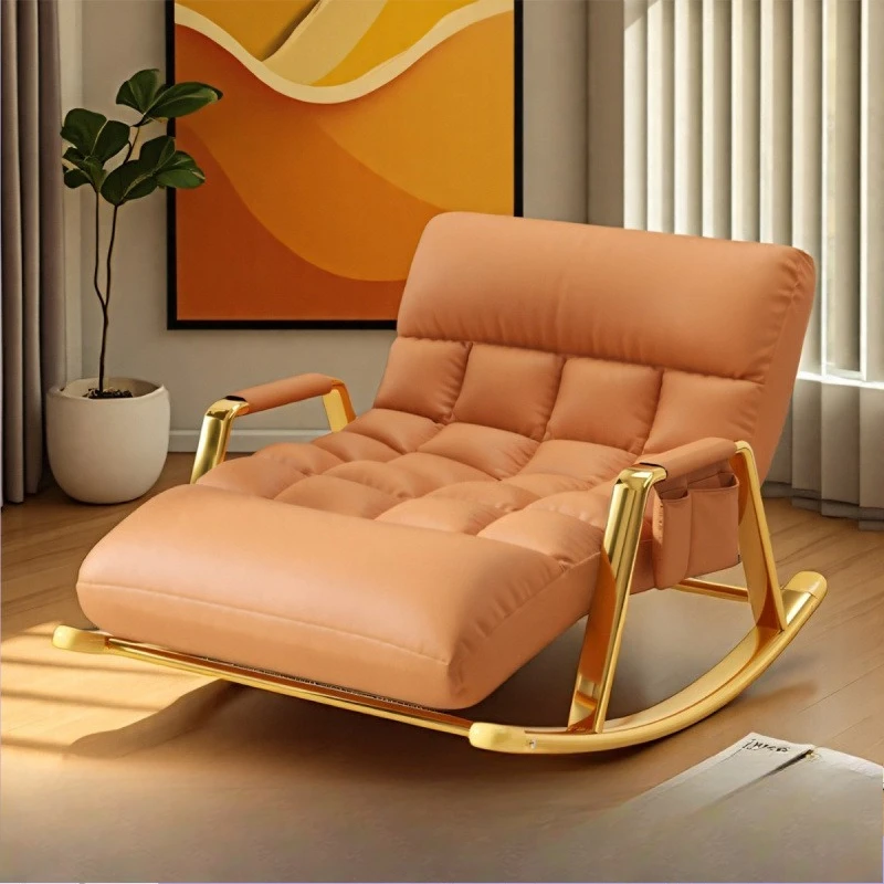 Rocking Chair Reclining Chair Adult Sleeping Lazy Sofa Balcony Home Leisure Chair Living Room Double Lunch Break New