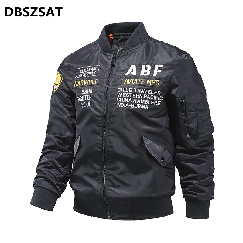 2022 Explosive New Brand Men's Spring Flight Jackets Plus Size Military Coats Clothing Long-sleeved Europeam American Jacket Men