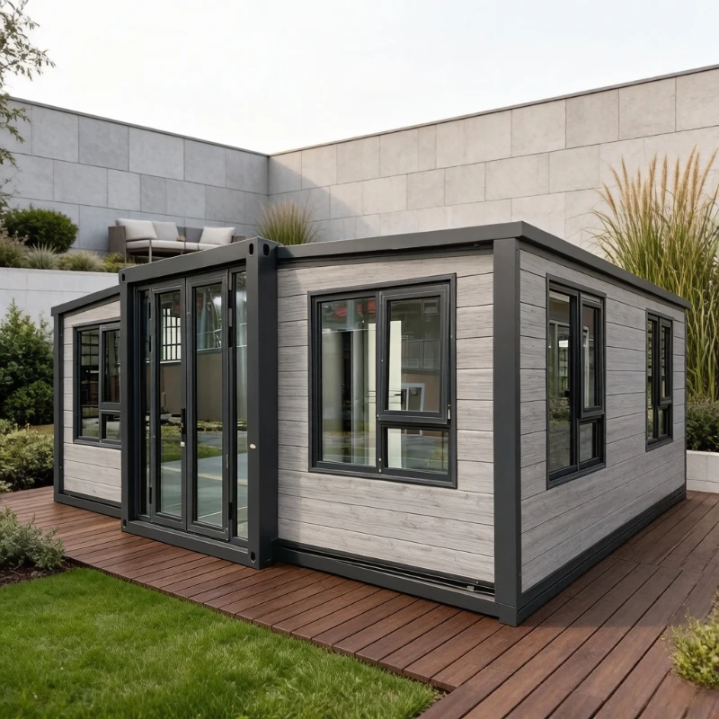 Container Homes 40Ft 20Ft Prefab Tiny House Expandable Container House Forest Cabin Folding Room Homestay Sunroom Sheds Storage