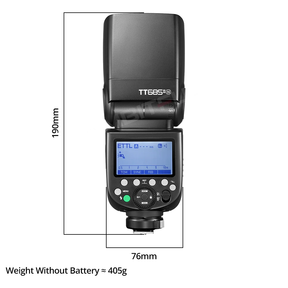 Godox TT685II TTL HSS Camera Flash Speedlite TT685II-C Built-in 2.4G Wireless X System for Canon Nikon Sony Fuji Olympus Camera