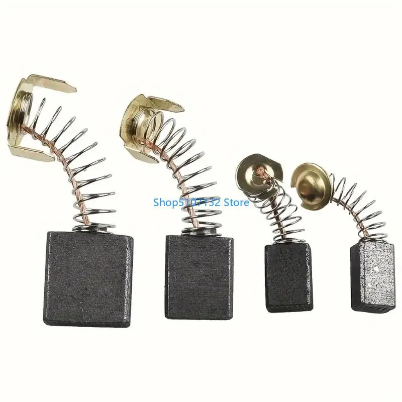 87HD Electric Motor Brush Assortment 40Pcs 10 Sizes Copper Alloyed Carbon Brushes