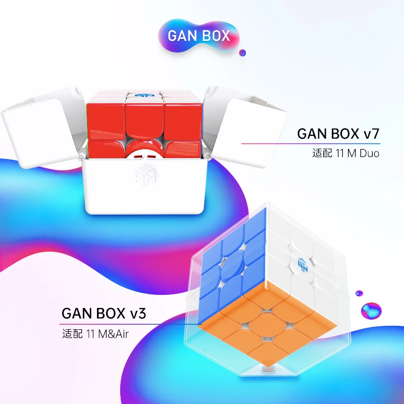 GAN 11M Duo/11M Pro UV 3X3 Magische Kubus Magnetische Kubus Stickerloze Speed Cube stickerloze Professionele Fidget Speelgoed