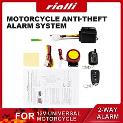 2 Way Motorcycle Anti-theft Alarm Remote Engine Start 12V Electric Bike Two Way Anti-theft Alarm Scooter Motorcycle Immobilizer