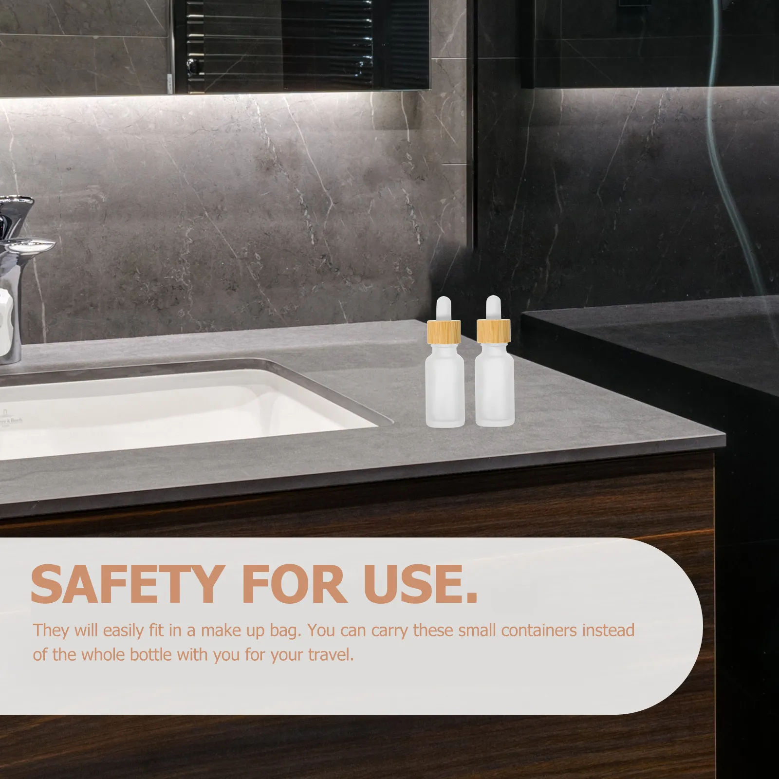 

Набор из 8 матовых стеклянных флаконов-капельниц для эфирных масел, пустые многоразовые мини-флаконы для путешествий, для парфюмерии, масел для бороды и волос