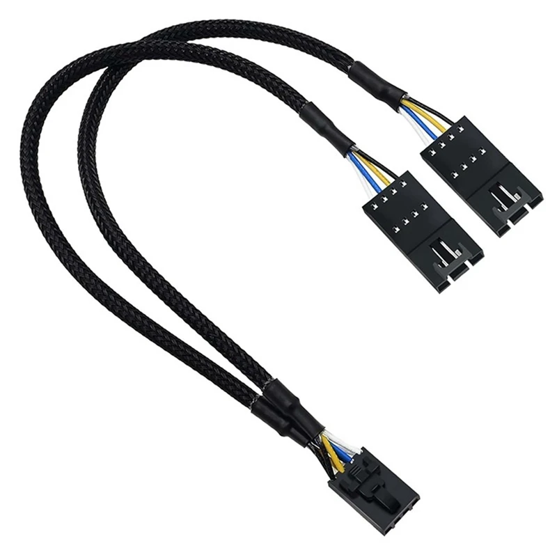 RGB Splitter For Corsair RGB HUB, Lighting Node Core And ICUE Commander CORE XT 4 Pin Male To Female Fan Extension Cable