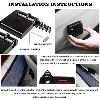 1/2個LED車門燈斯巴魯標誌投影燈,適用於斯巴魯森林人、翼豹、WRX、STI、BRZ、XV等車型,汽車裝飾配件 8 最佳銷售 速霸陸標誌 - №4