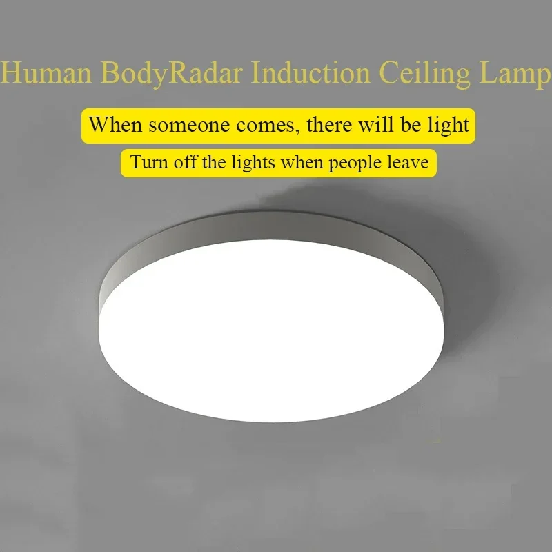 

Ceiling Lamp Induction Sound-controlled Corridor Staircase Aisle Home Entrance Corridor Automatic Radar Human Body Sensor Light