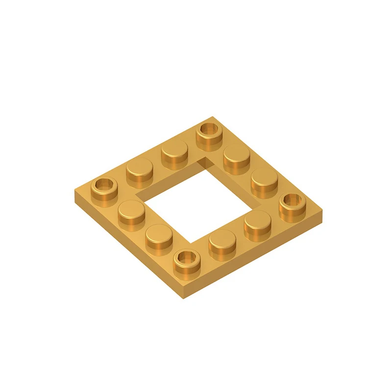 Gobricks GDS-571 Plate, Modified 4 x 4 with 2 x 2 Cutout  Tubes compatible with lego 64799 pieces of children\'s DIY