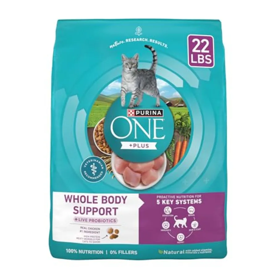 

Plus Whole Body Support with Chicken Dry Cat Food - 22 lb. Bag
