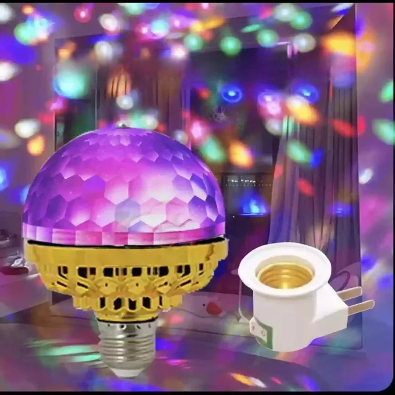 KTV أضواء دوارة أضواء المسرح أضواء محيطة الأسرة الرقص الرقص المنزلية احتفالية الملونة كريستال ماجيك الكرة مصابيح كهربائية