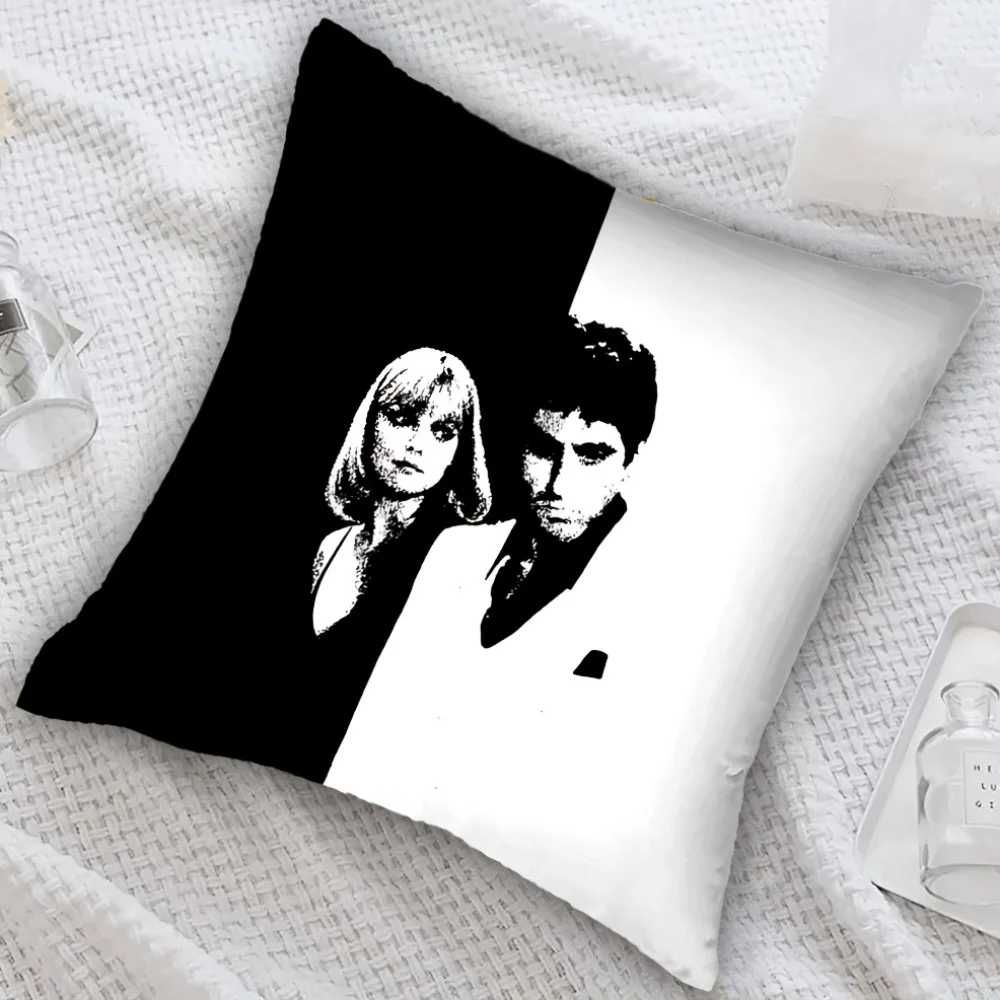 1pc Classic American Gangster Movie Pillow Cover, Home Decor for Office Living Room Bedroom, Great Holiday Gift