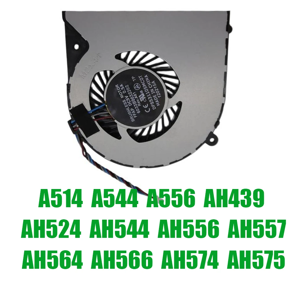 

For Fujitsu For LifeBook A514 A544 A556 AH439 AH524 AH544 AH556 AH557 AH564 AH566 AH574 AH575 DC5V Laptop CPU Fan