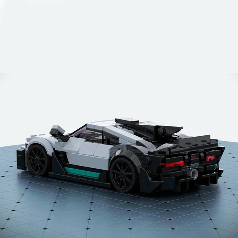 392 個 MOC メルセデスシティチャンピオンズモデルビルディングブロックおもちゃ建築組み立て DIY クリスマスギフトクリエイティブアイデア