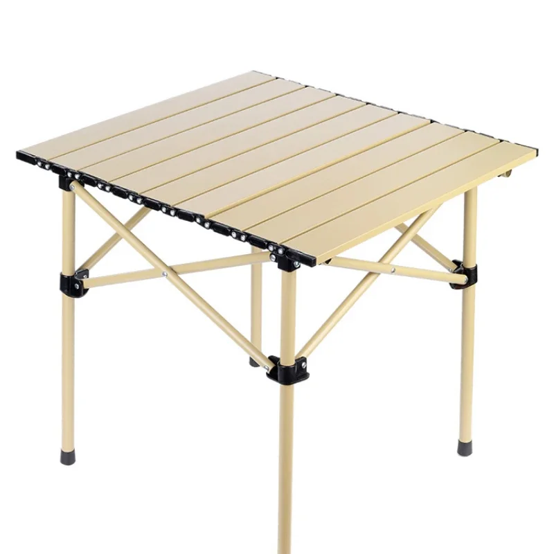 Portable outdoor folding tables and chairs