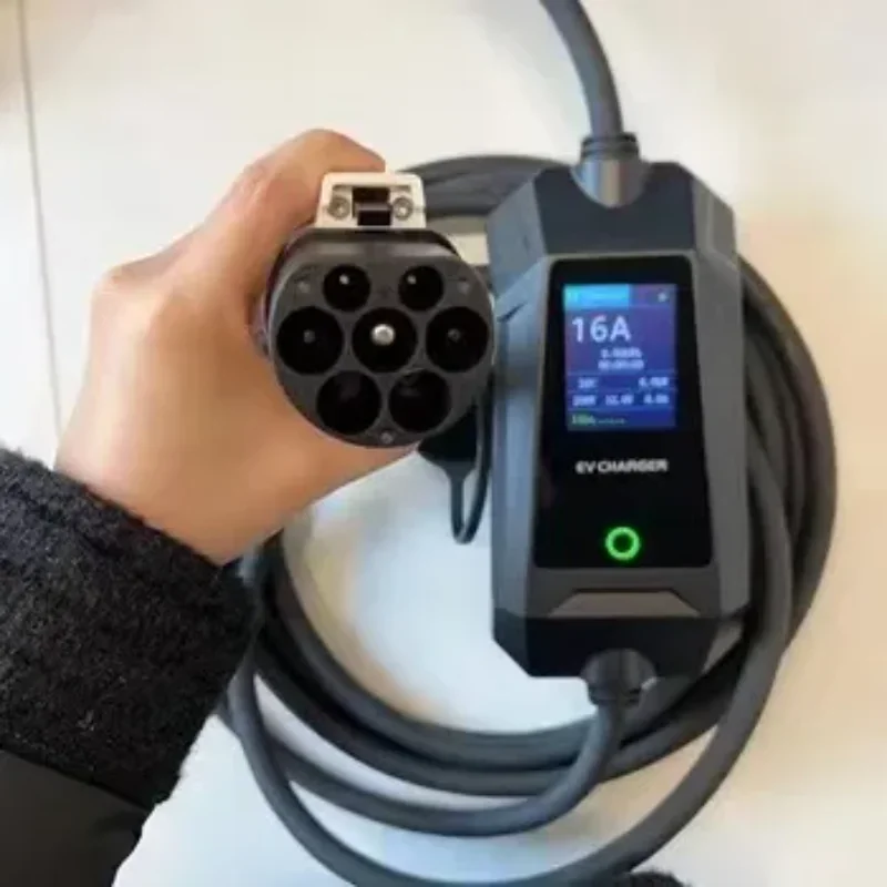 

China Wholesale 16A 32A AC EV Charger Type 2 7kw Portable ev charging station Level 2 Wall Box EV Charger with Schuko/ CEE