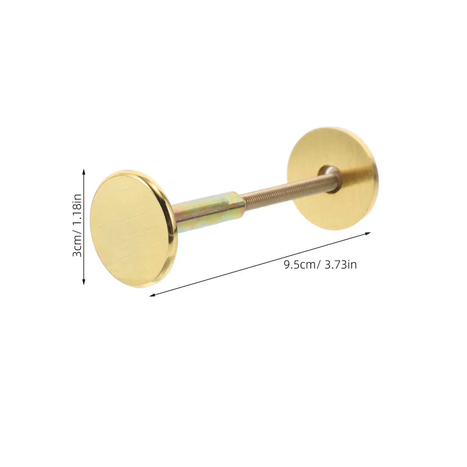 Round Door Hole Cover Plate 30Mm Stainless Steel Door Security Filler for Deadbolt Peephole Knob Hole Concealment Entryway