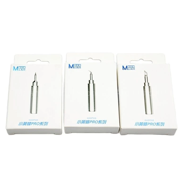 MaAnt WAS 936 900M Soldering Iron Head Set Lead-free Solder Iron Tip Replacement Tip For Soldering For 936 900 Series