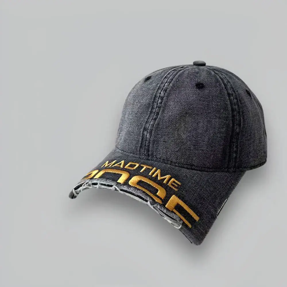 Unisex Broken Brim Baseball Cap Vintage Washed Cotton Street Style Soft Top Sunshade Breathable Personality Fashion Hat view 4