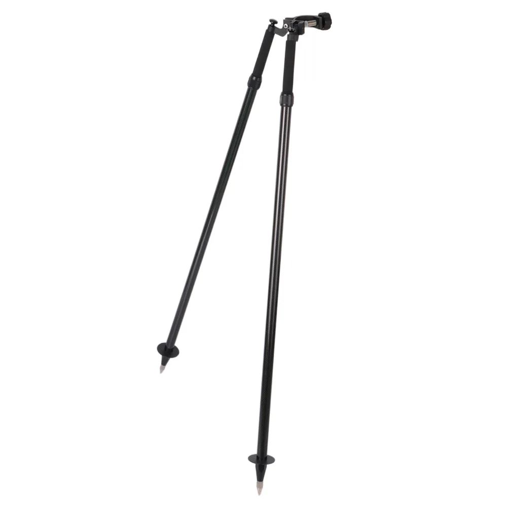 GSR111 Dual Strut Support Carbon Fiber Aluminum Surveying Telescopic Bipod for Prism GPS Pole Surveying Instrument Accessory