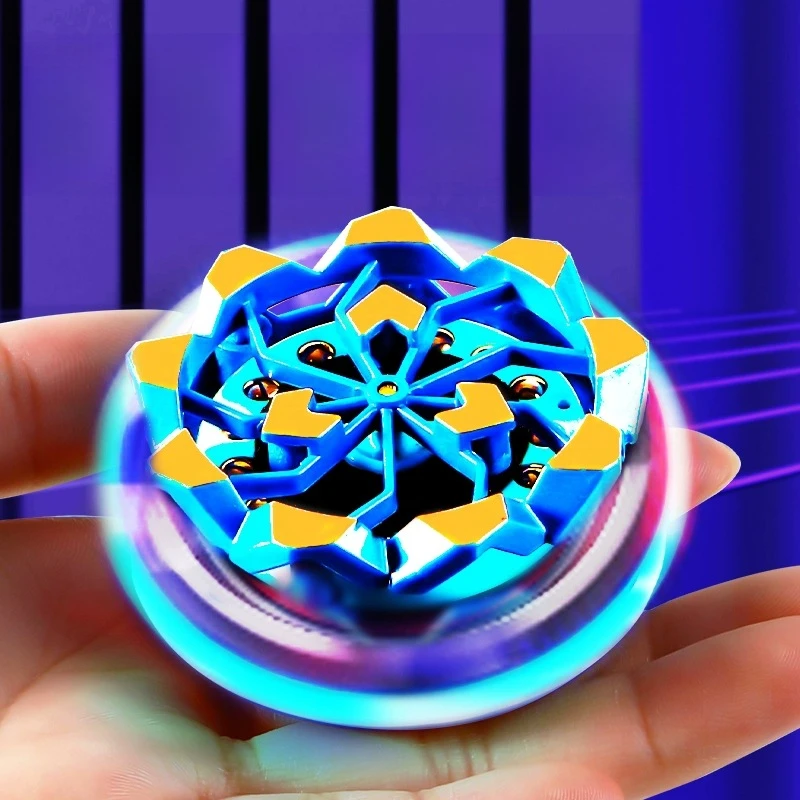 The new flint fireworks spinning top toy will emit light and rotate