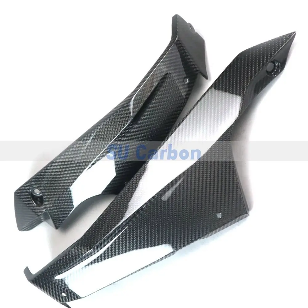 100% vera fibra di carbonio per Kawasaki Ninja400 2019-2023 accessori moto pannelli laterali inferiori carenatura Ninja 400