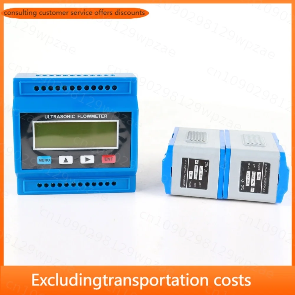 Low Cost Module Water Meter Flowmeter Sensor External Clamp Pipe Sewage Hot Water Module Ultrasonic Flow Meter
