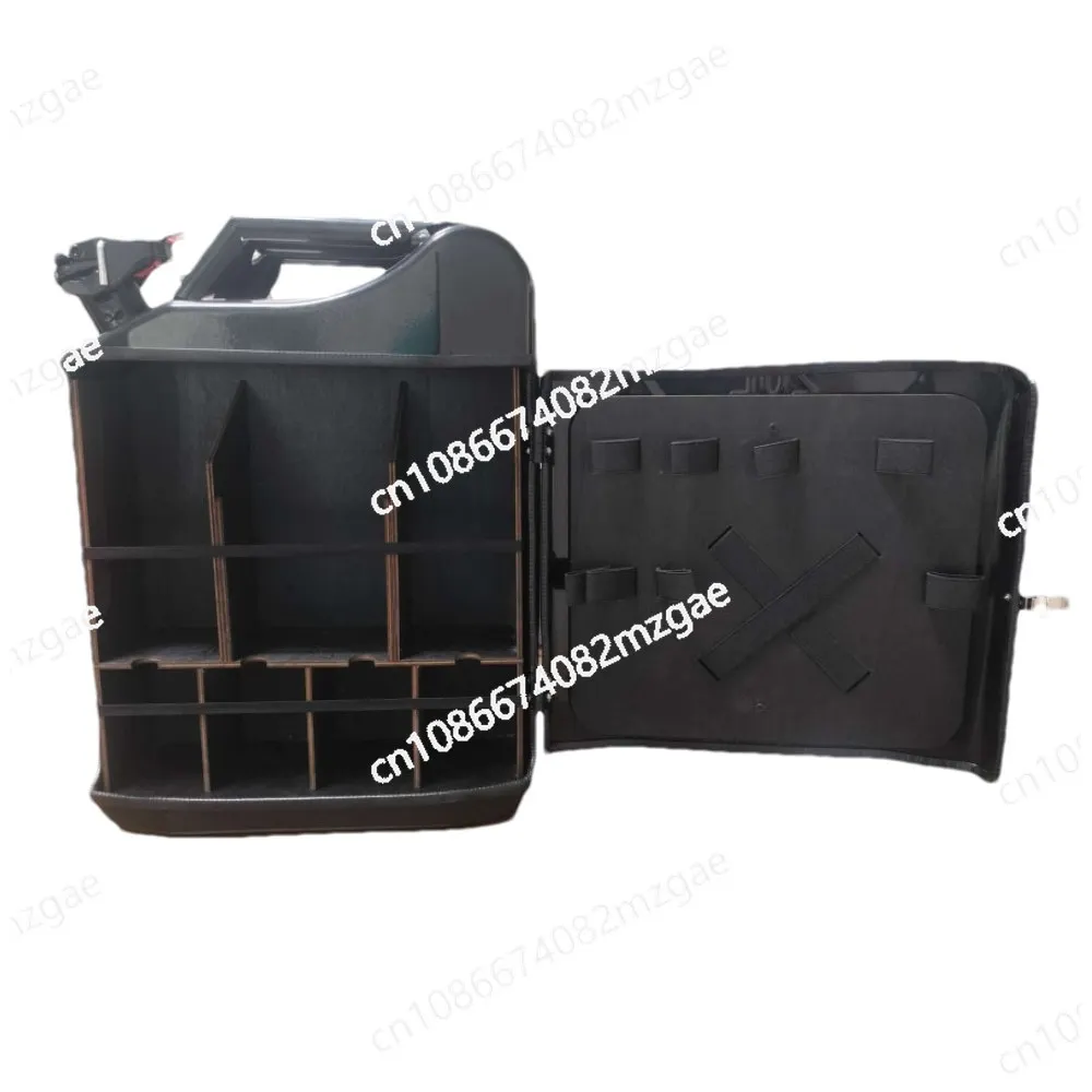 

Mini Barrel Wine Cabinet Christmas Holiday Gift Home Bar Decor with Storage Rack