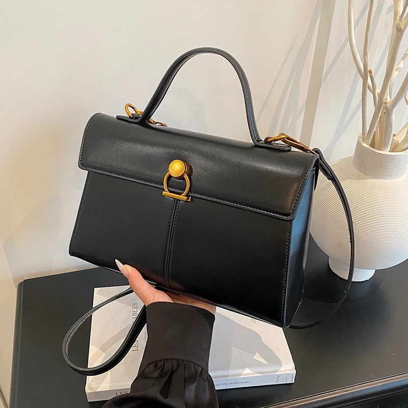 

Высококачественные элегантные женские сумки для повседневного использования, новинка 2026 года, классический стиль, однотонные квадратные сумки из искусственной кожи через плечо и кроссбоди