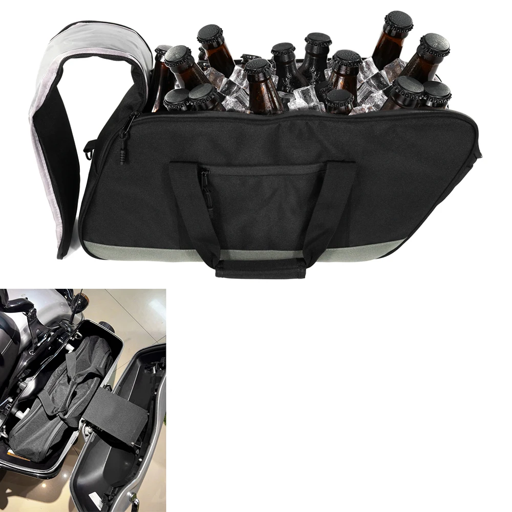 

For Touring Models Street Glide Road Glide Electra Glide Road King With Hard Saddlebags Motor Saddlebag Cooler Inner Luggage Bag