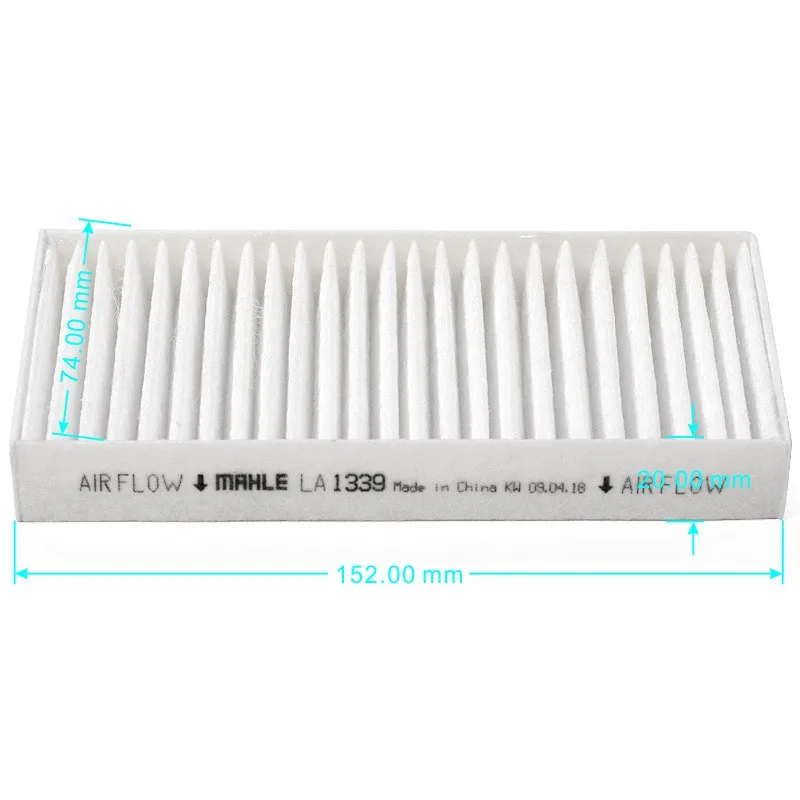 MAHLE LA1339 Cabin Filter For Jeep Wrangler Rubicon JK 07-18 TJ 96-07 George Patton 55111 302AA 55111302AA