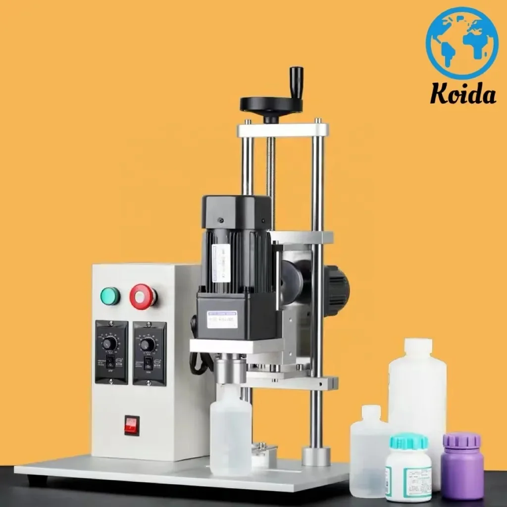 TLF Table Type Semi-automatic Glass Plastic Bottle Cap Capping Machine