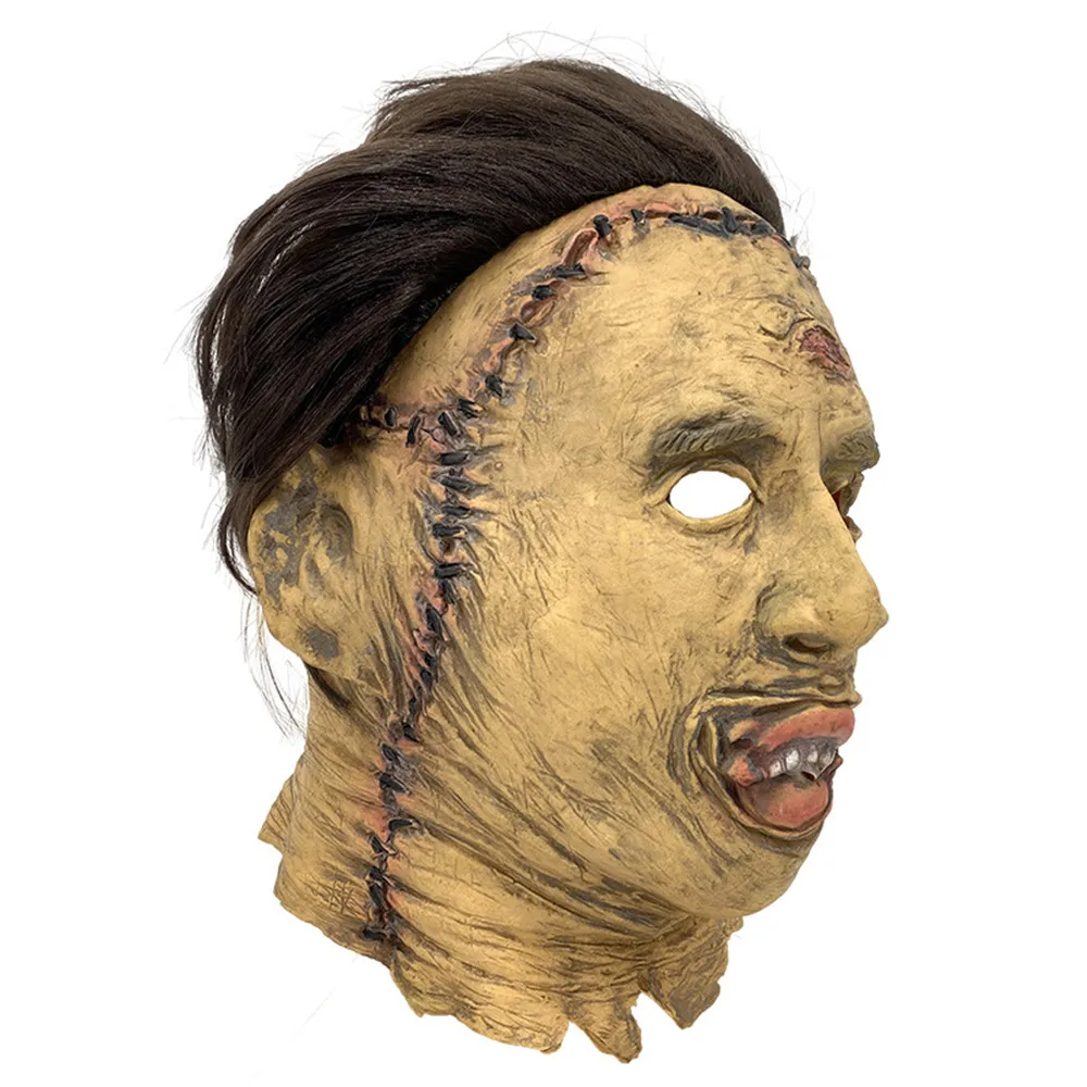 Chainsaw Killer Latex Mask, Texas Massacre Movie, Halloween Costume, Masquerade Mask