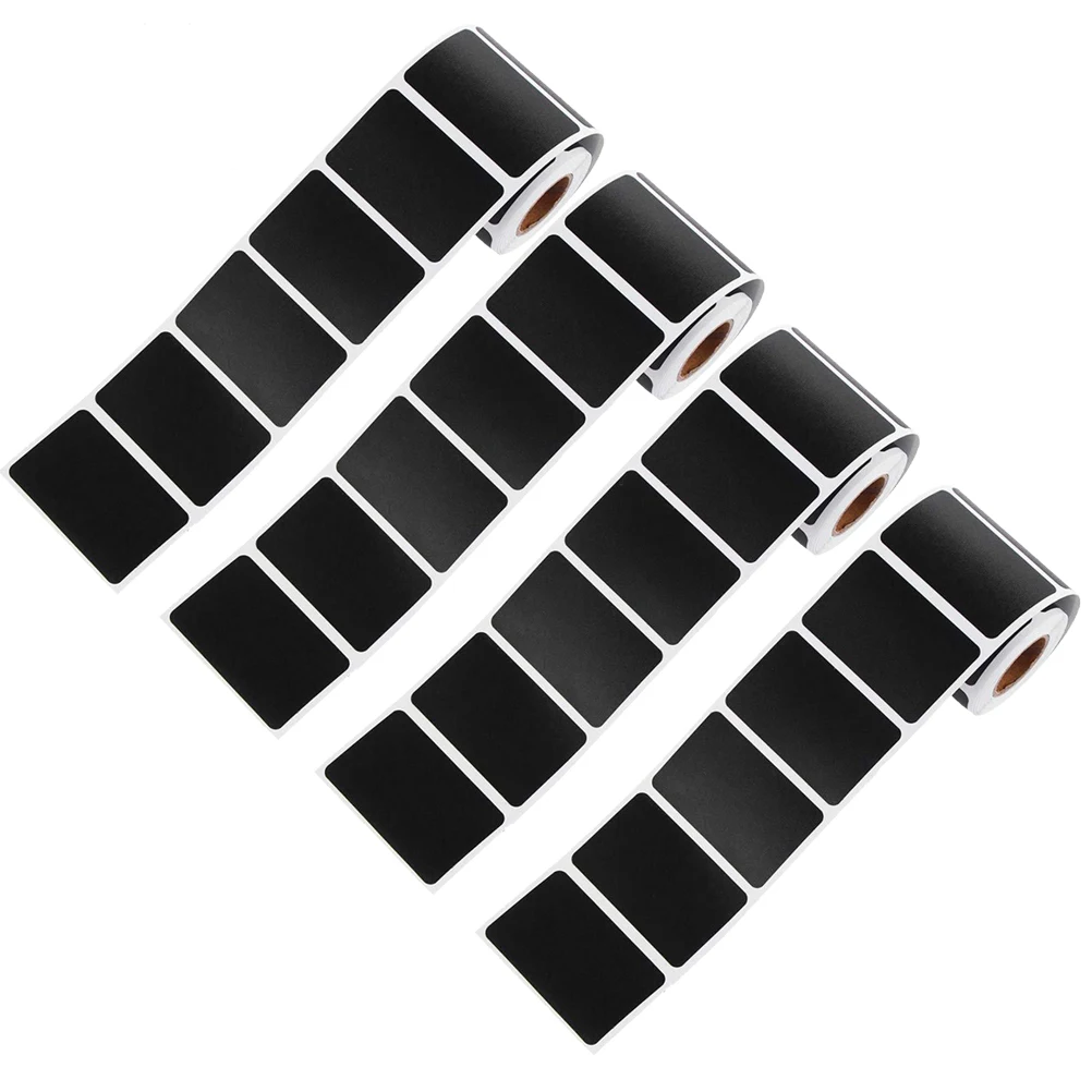 

6pcs Chalkboard Stickers Adhesive Labels Waterproof Memo Tags Kitchen Storage Jar Organizer Markers For Bottles Cans