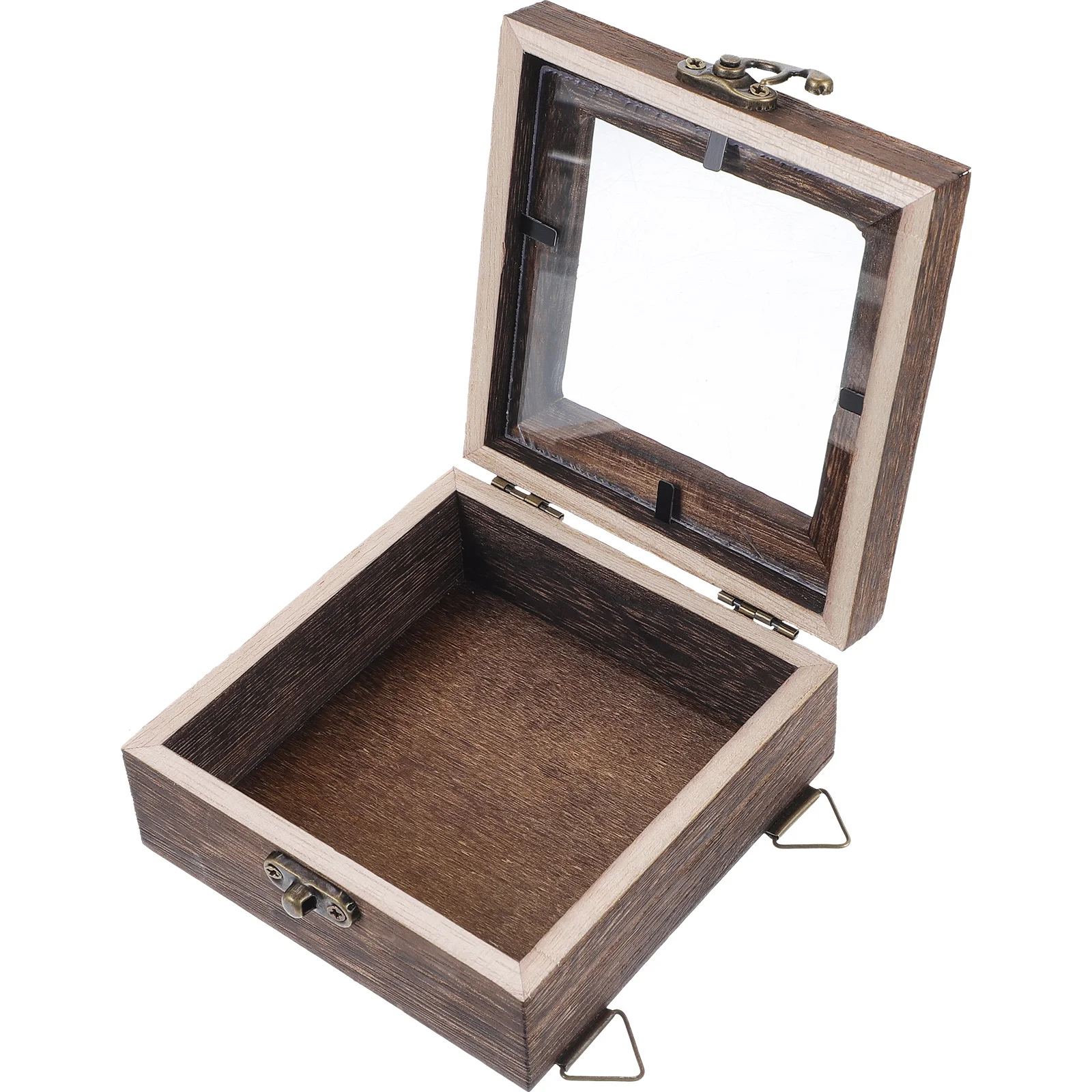 

Vintage Specimen Box Picture Frame Photo Display Frames for Pressed Flowers Shadow Boxes Insects Holder Case Pressing Glass