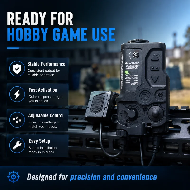 Adjustable Calibration RAID-X Hobby Model Alignment Marker External Wired Remote Trigger For Standard Toy Rail