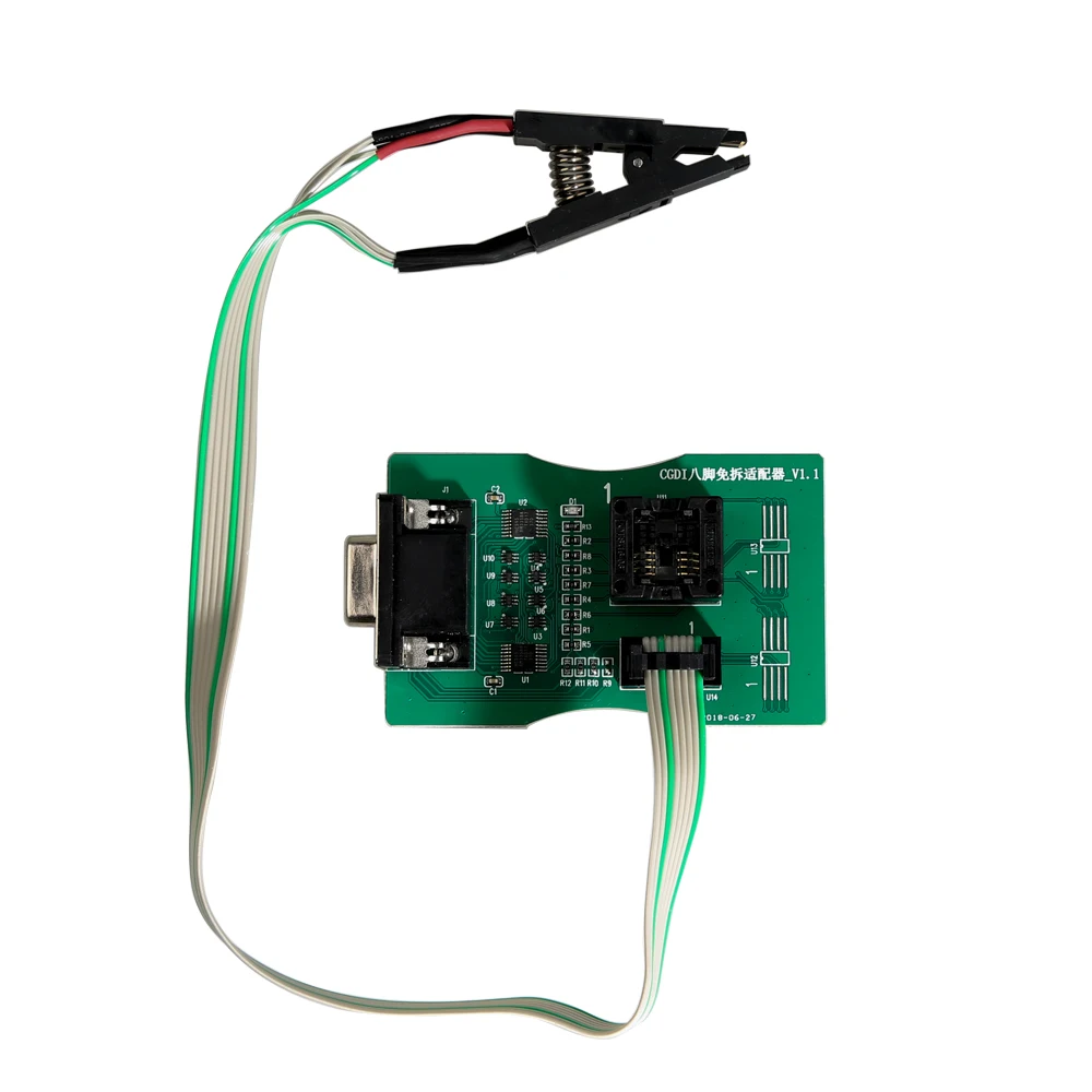 2026 Newest Reading 8 Foot Chip Free Clip Adapter with CGDI Prog For BMW and XPROG 5.60 / 5.74 / 5.84 and UPA USB ECU Programmer