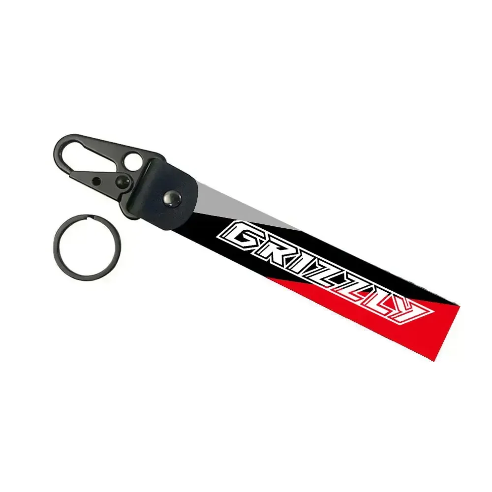 For YAMAHA GRIZZLY Metal Key Ring Hook Key Chain Hanging Strap Lanyards Wrist strap KeyChain Accessories