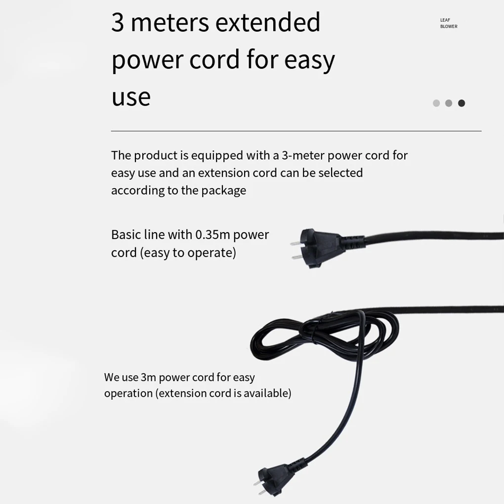 3000W Electric Blowing Cleaner 3 In 1 Vacuum Dust Collector/Blower Machine Garden Leaf Collecting Shredder Blowing Cleaner