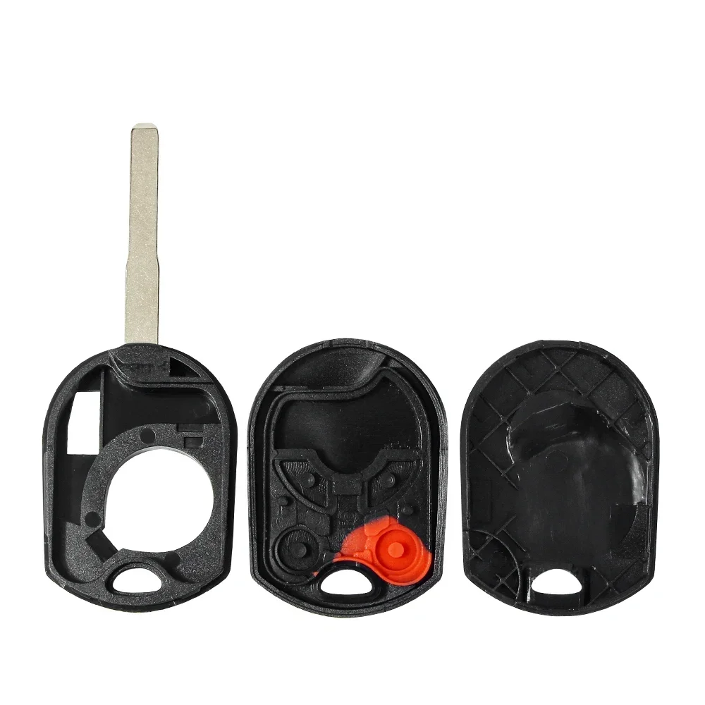KEYYOU 4B Remote Key Shell Case FOB For Ford Escape 2013-2019 Fiesta C-Max 2013-2019 Focus 2012-2019 Transit Connect 2013-2018