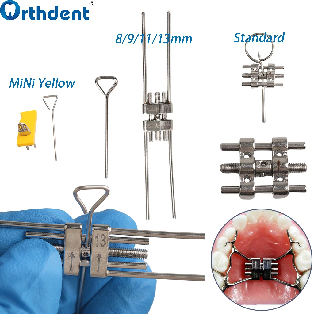 Dental Expansion Screw Orthodontic Swivel Keys Expander Stainless Steel Rapid Palatal Frame Type Mini /8/9/11/13 Dentistry Tools