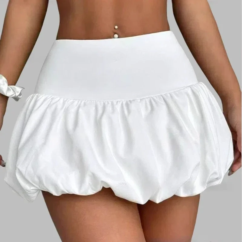 غريب سنور الكرة ثوب التنانير النساء Y2K هوتي الصيف الاتجاه منتصف الليل حزام التنانير القصيرة عيد ميلاد الشارع الشهير البرية قيعان